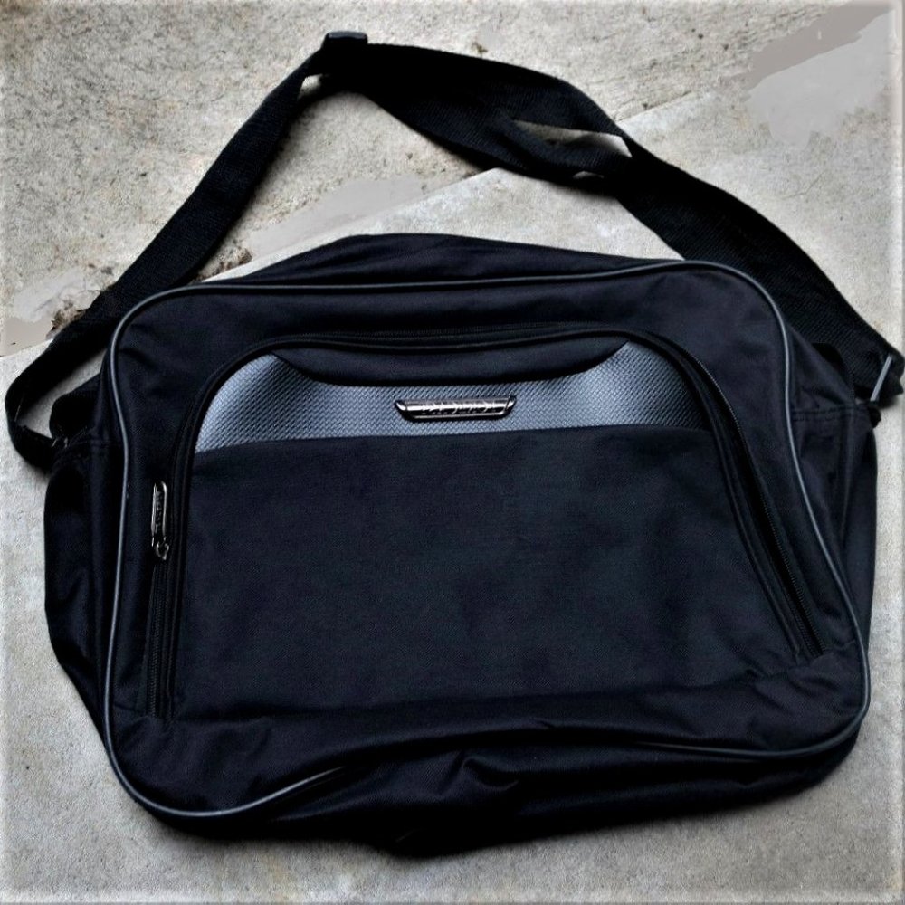 "Snappy" Forecast Blue Shoulder Laptop Office Bag